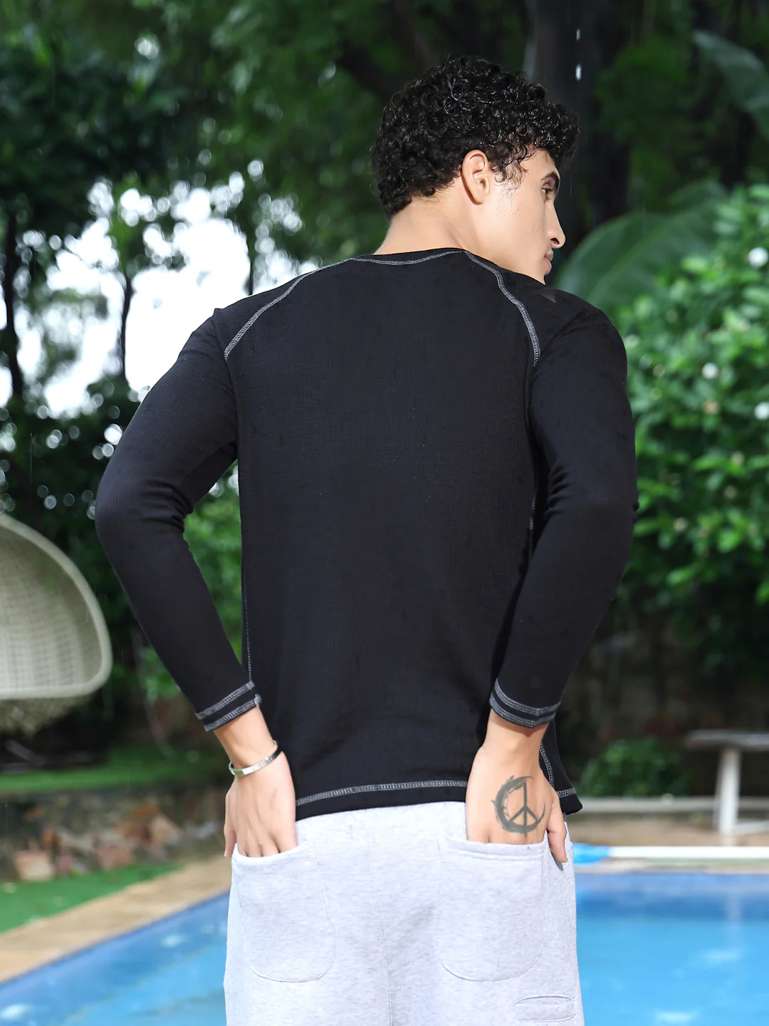 Waffle Long Sleeve Tee ( Pack of 2 ) - Image 5
